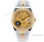 N9 Factory Rolex Oyster Perpetual Datejust II Watch Two Tone Gold Dial